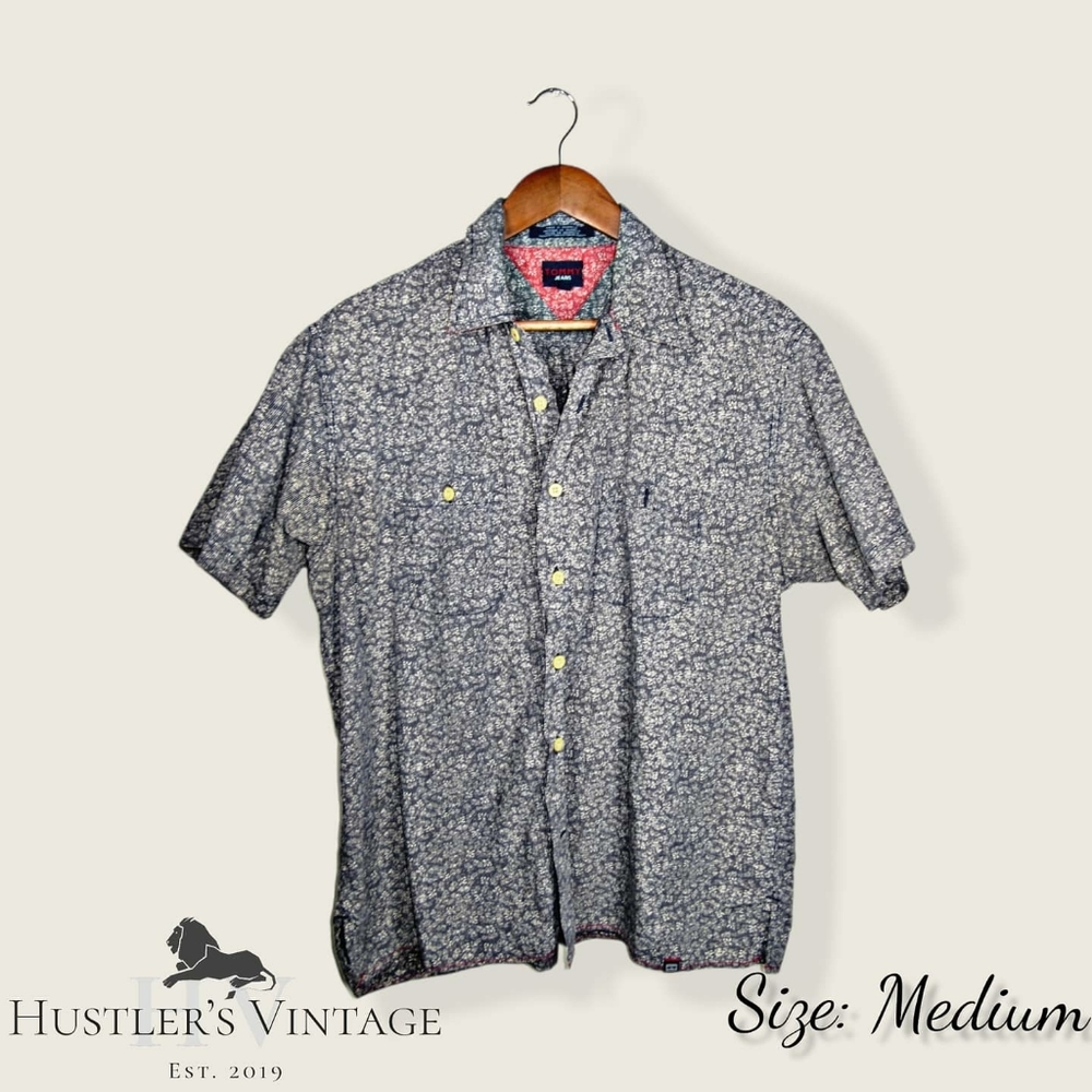 Vintage Tommy Jean Short Sleeve Button Shirt